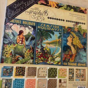Graphic 45 Tropical Travelogue Deluxe  Collector's Edition New, Never Opened